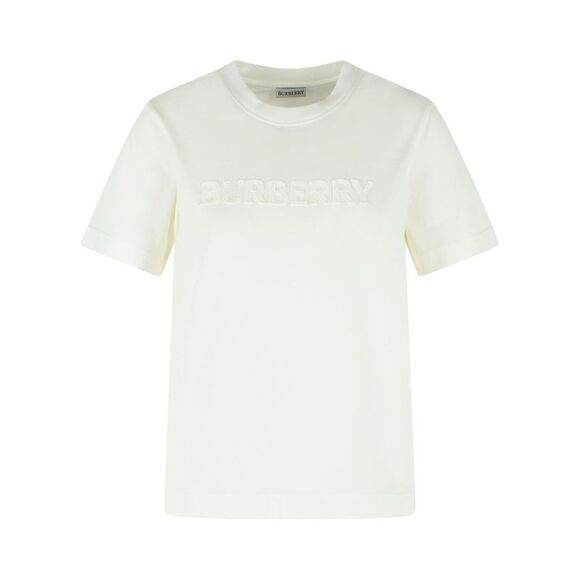 Burberry White Cotton T-Hsirt Women